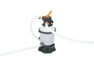 Bestway Pool Komplett-Set, 412 x 201 x 122 cm, eckig mit Sandfilter